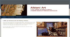 Desktop Screenshot of albianiart.com